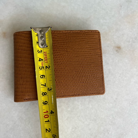Brown Leather Wallet - Genuine Leather Caramel Brown Leather Wallet - Picture 7 of 7